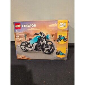 LEGO Creator 31135 Vintage Motorcycle – 3-in-1 – New Sealed – Box Wear